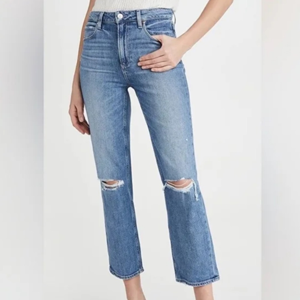 PAIGE Denim// Sarah Straight Ankle 28